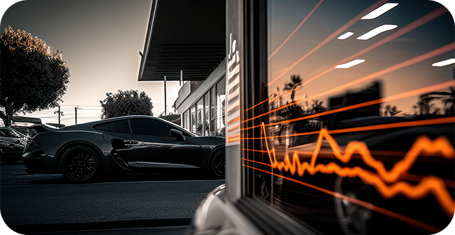 Financial performance report in car rental company software